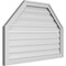 Ekena Millwork Octagonal Top Surface Mount PVC Gable Vent w/ 2"W x 1-1/2"P Brickmould Frame, 38"W x 26"H GVPOT38X2602SF - alternate 3